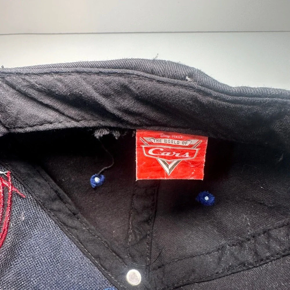 Disney Pixar Cars Lightning McQueen Ramone Boys Blue Black Hat Cap 53cm